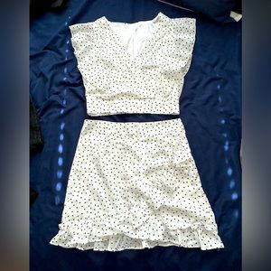2-piece Polka Dot skirt and top set